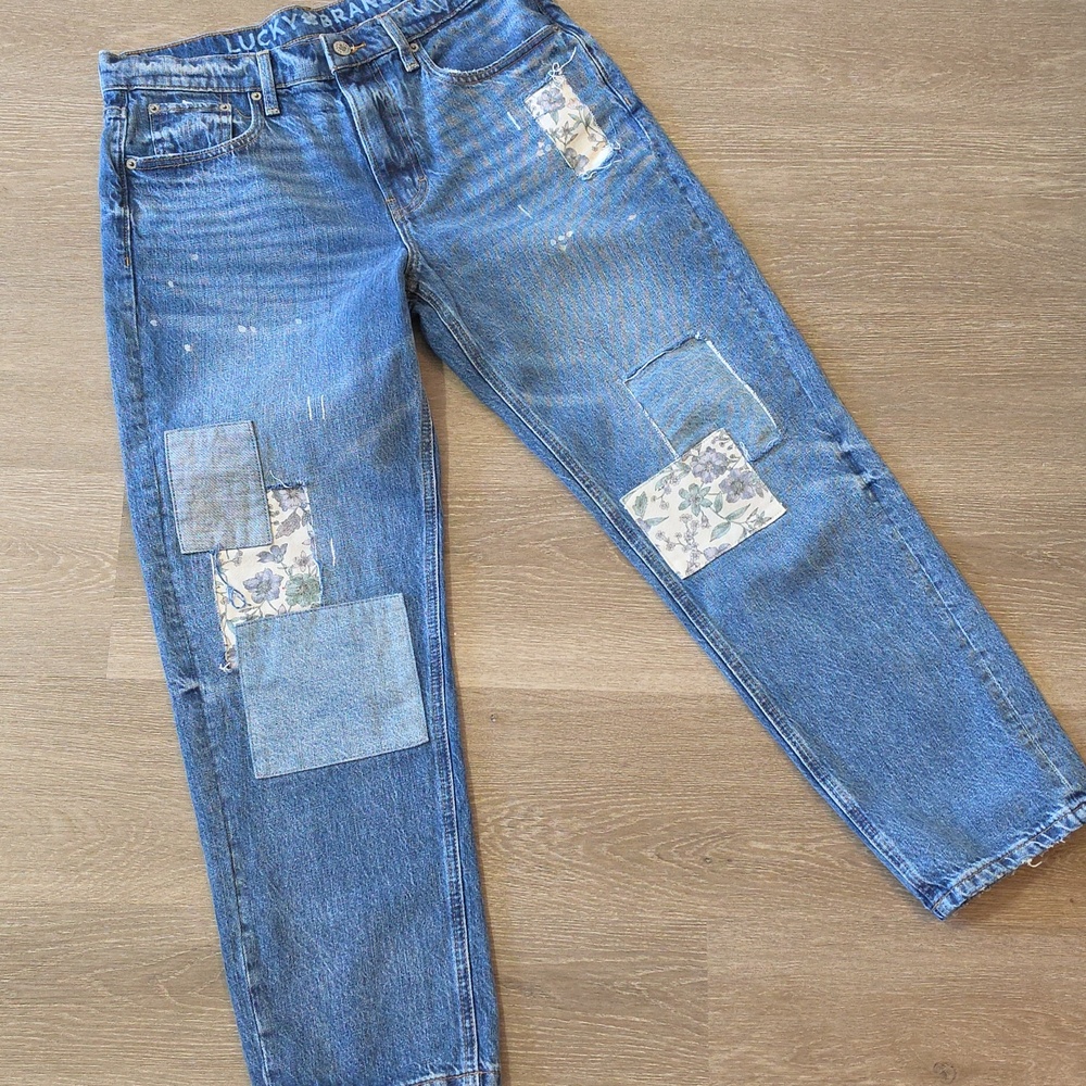 Women's Lucky Mid-Rise Boyfriend Jeans Size 8/29 - Picture 7 of 10